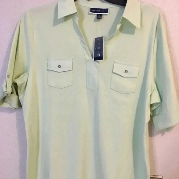 Karen Scott  ladies blouse 1X - Picture 3 of 16
